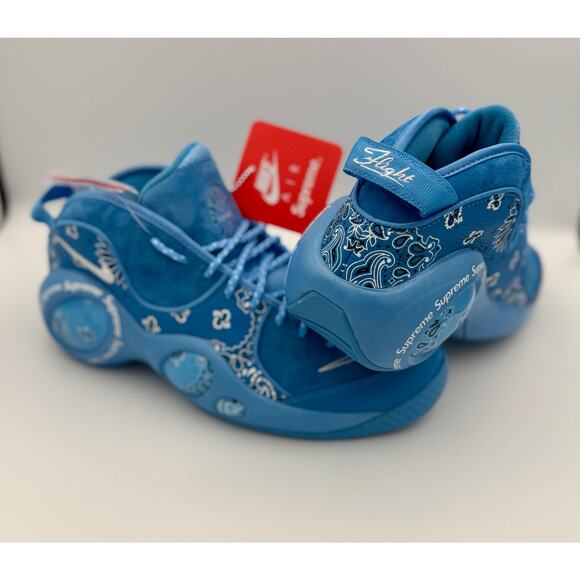 Nike Air Zoom Flight 95 SP Supreme University Blue Sz 10 #144 main image 7